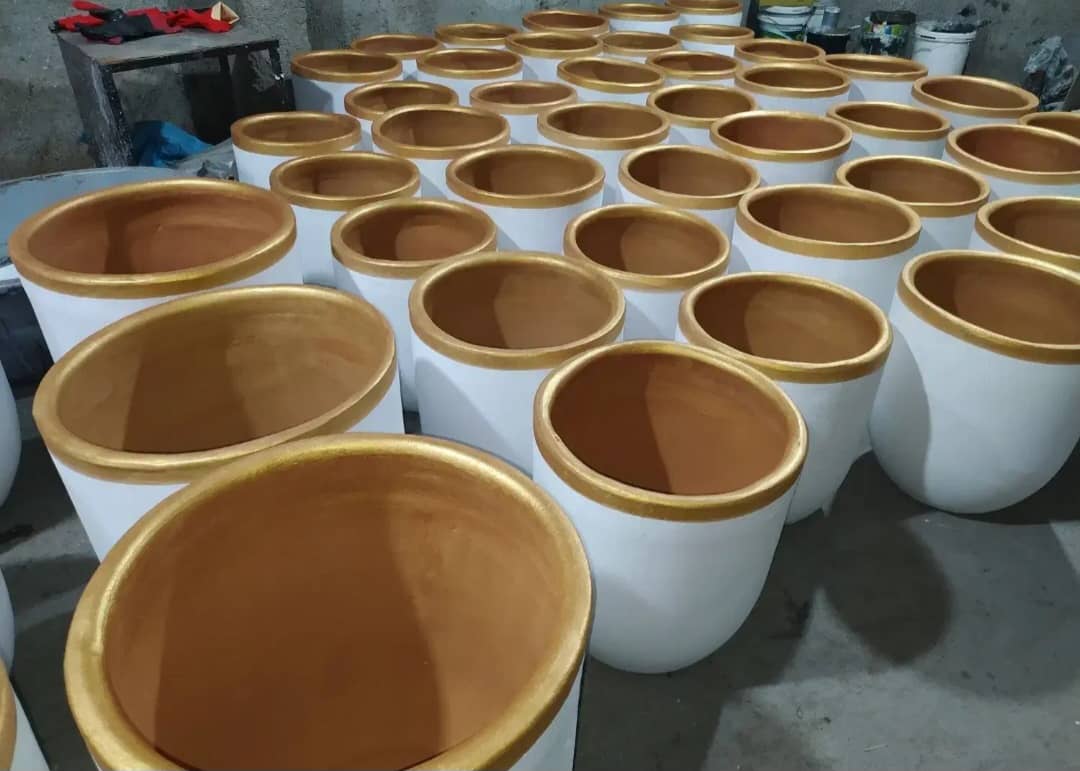 فروش عمده گلدانهای سرامیکی و سفالی فتوحی در لالجین